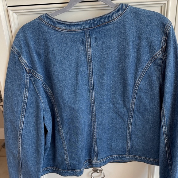 LOFT Blue Denim Jacket - Picture 6 of 7